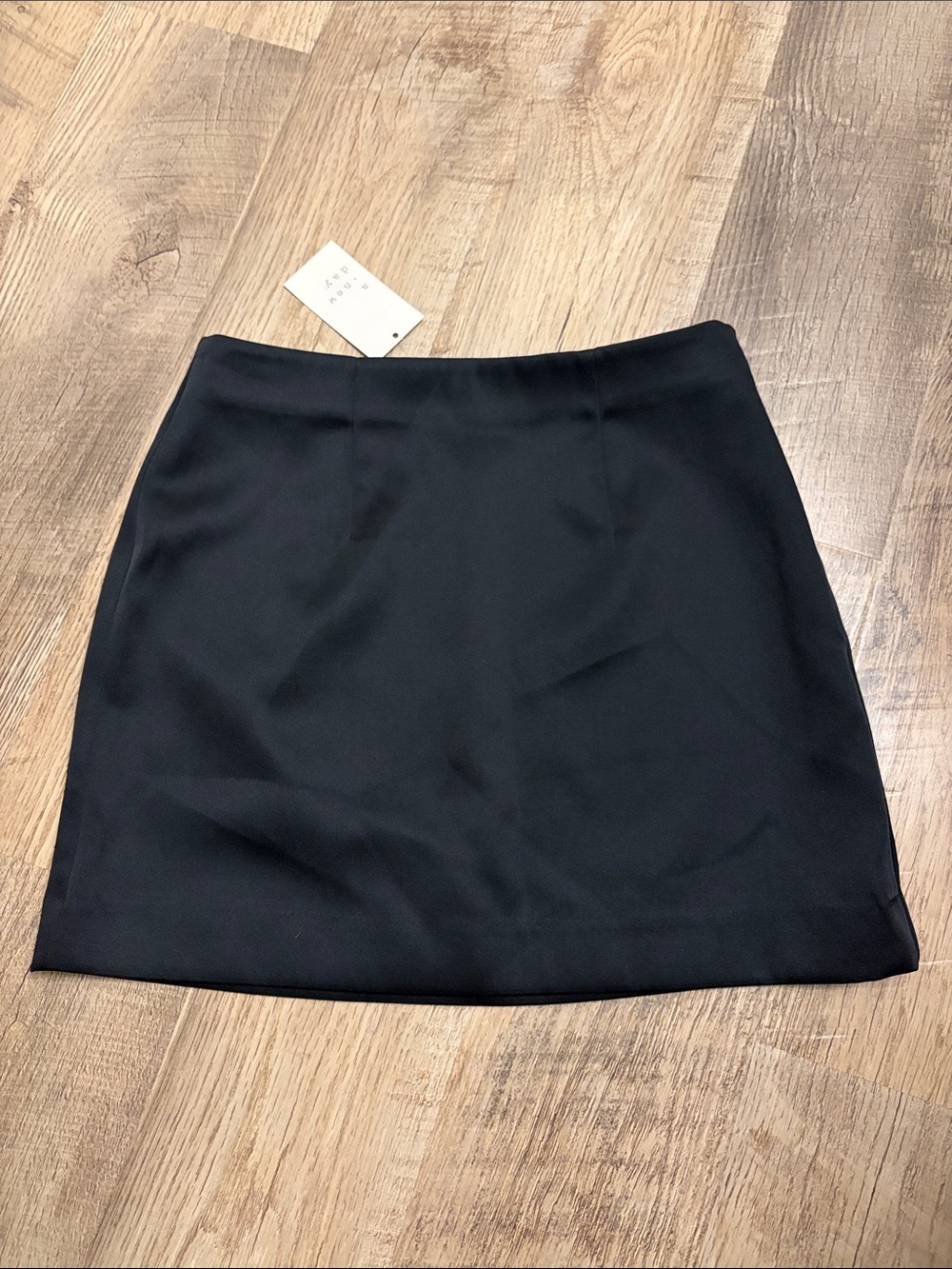 a new day Black Mini Skirt - Clean A-Line Silhouette